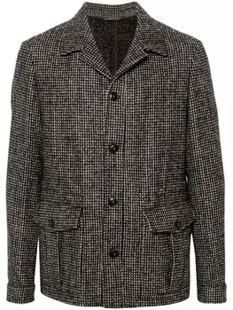 Однобортный пиджак Canali, коричневый