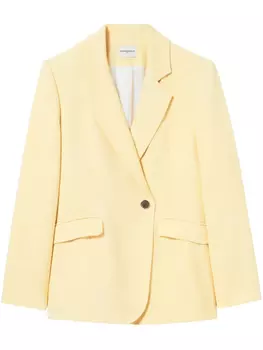 Однобортный пиджак Claudie Pierlot, желтый