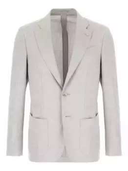 Однобортный пиджак Corneliani, серый