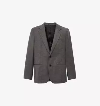 Однобортный пиджак Degree из смесовой шерсти Reiss, серый