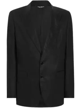 Однобортный пиджак Dolce & Gabbana, черный
