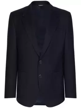Однобортный пиджак DOLCE & GABBANA, синий