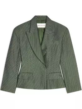 Однобортный пиджак DRIES VAN NOTEN, зеленый