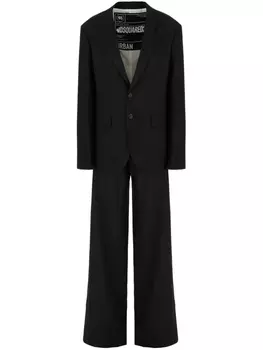 Однобортный пиджак DSQUARED2, черный