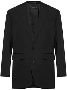 Однобортный пиджак DSQUARED2, черный