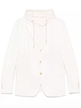 Однобортный пиджак Eleventy, белый