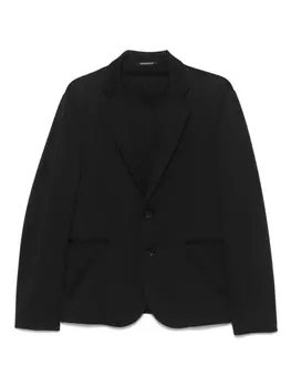 Однобортный пиджак Emporio Armani, черный