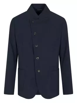 Однобортный пиджак Emporio Armani, синий