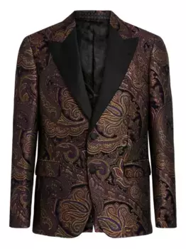 Однобортный пиджак ETRO, золотой
