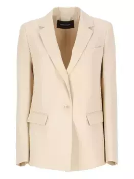 Однобортный пиджак Fabiana Filippi, розовый