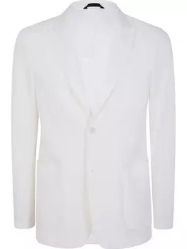 Однобортный пиджак Giorgio Armani, белый