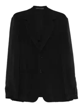 Однобортный пиджак GIORGIO ARMANI, черный