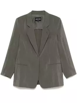 Однобортный пиджак Giorgio Armani, зеленый