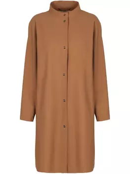 Однобортный пиджак Herno, коричневый