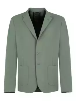 Однобортный пиджак Herno, зеленый