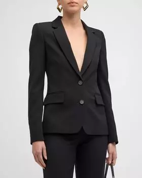 Однобортный пиджак Iconic Regular Regular Stella McCartney, цвет Black