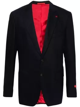 Однобортный пиджак Isaia, синий