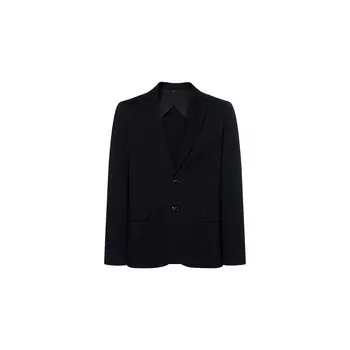Однобортный пиджак из сшитого джерси EMPORIO ARMANI, черный