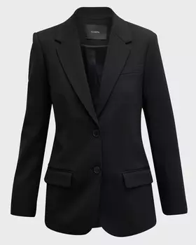 Однобортный пиджак Jackie из эластичной шерсти Joseph