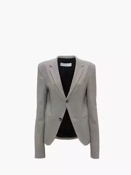 Однобортный пиджак JW Anderson, серый