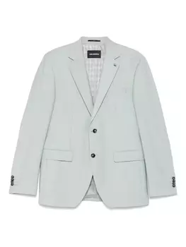 Однобортный пиджак Карла Лагерфельда Karl Lagerfeld, зеленый