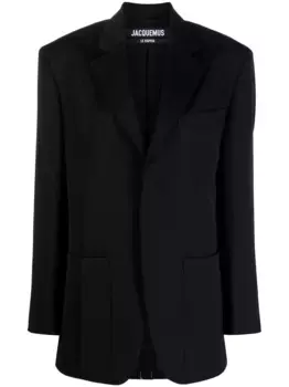 Однобортный пиджак La Veste D'Homme JACQUEMUS, черный