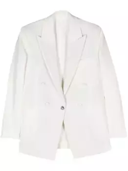 Однобортный пиджак Lanvin, белый