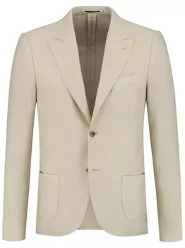 Однобортный пиджак Lardini, бежевый