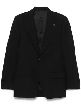 Однобортный пиджак Lardini, черный