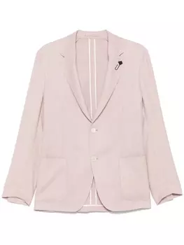 Однобортный пиджак Lardini, розовый