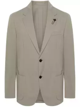 Однобортный пиджак Lardini, серый