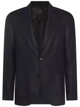 Однобортный пиджак Lardini, синий