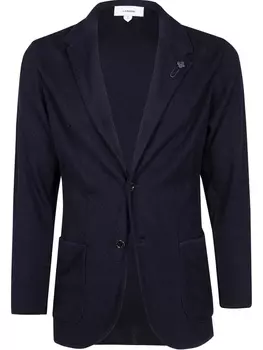 Однобортный пиджак Lardini, синий