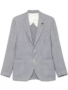 Однобортный пиджак Lardini, синий