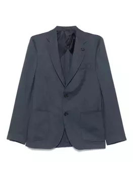 Однобортный пиджак Lardini, синий