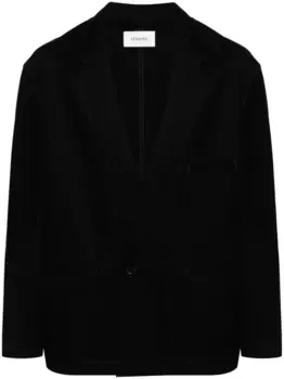 Однобортный пиджак LEMAIRE, черный