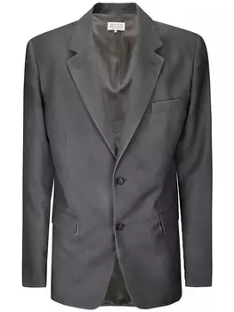 Однобортный пиджак Maison Margiela, серый