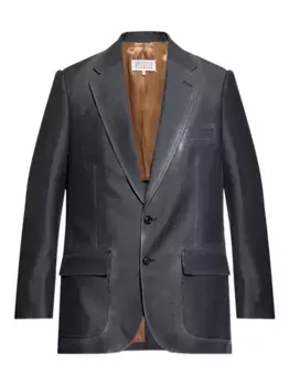 Однобортный пиджак MAISON MARGIELA, серый