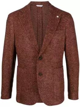 Однобортный пиджак Manuel Ritz, оранжевый