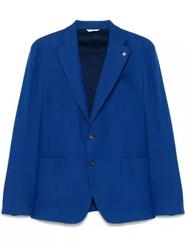 Однобортный пиджак Manuel Ritz, синий