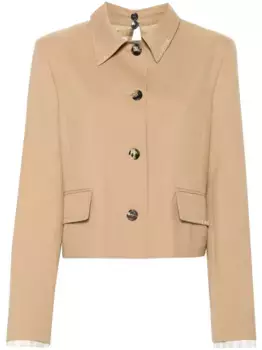 Однобортный пиджак Marni, коричневый