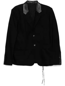 Однобортный пиджак Mastermind World, черный