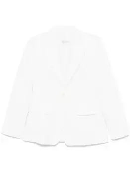 Однобортный пиджак MAX MARA, белый