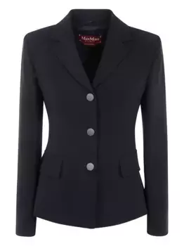Однобортный пиджак MAX MARA, черный