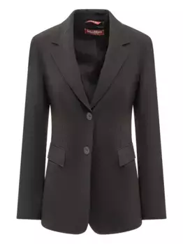 Однобортный пиджак MAX MARA, черный