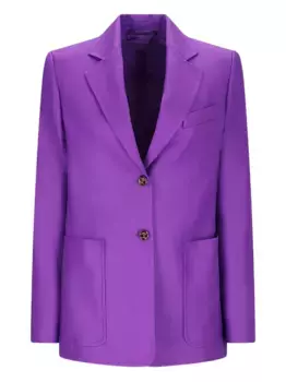 Однобортный пиджак MAX MARA, фиолетовый