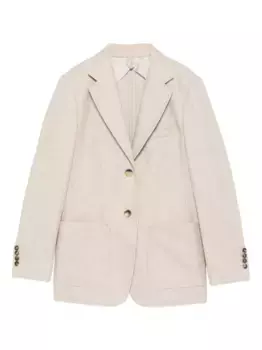 Однобортный пиджак MAX MARA, нейтральный