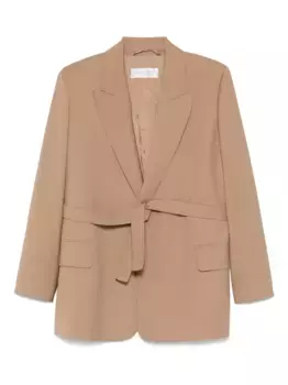 Однобортный пиджак MAX MARA, нейтральный