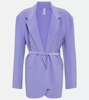 Однобортный пиджак NORMA KAMALI, фиолетовый
