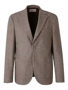 Однобортный пиджак Officine Generale из натуральной шерсти, нейтральный